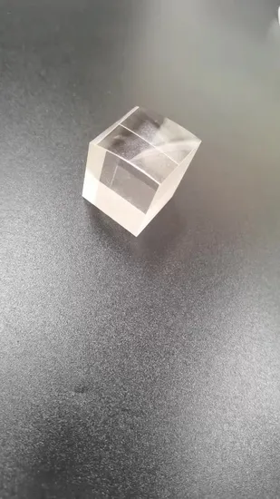 Broadband Optical Glass/Fused Silica 19.8mm Beamsplitter Dielectric Cube Prism for Customized (RoHS approved)